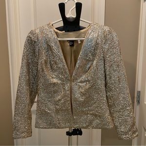 H&M Sparkly Gold Blazer